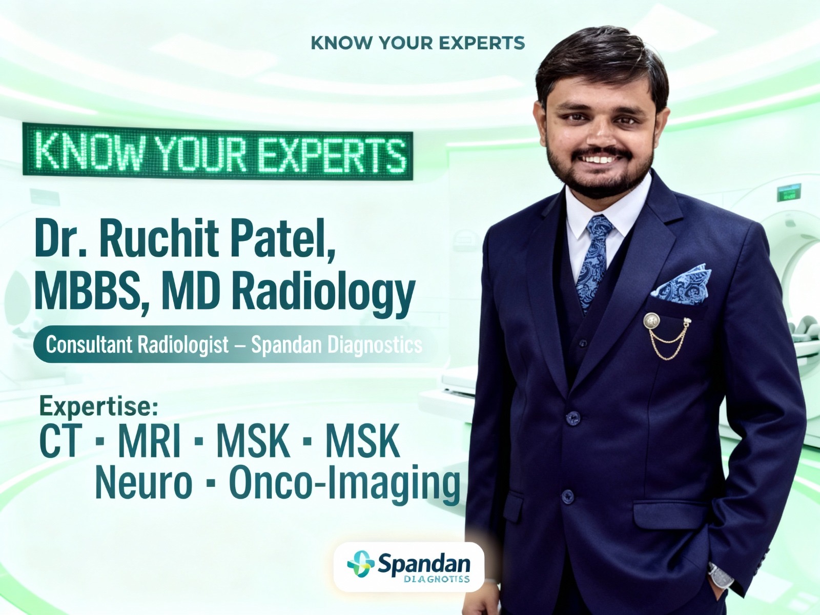 Dr. Ruchit Patel — Spandan Diagnostics doctor profile